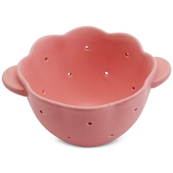 Haven Stoneware Berry Basket – 7″ Scalloped – Dark Pink – NWT - Picture 2 of 2